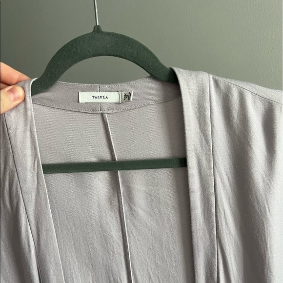 Aritzia Talula Aiken purple-grey Open Front Kimono Size XXS/XS - Picture 2 of 10
